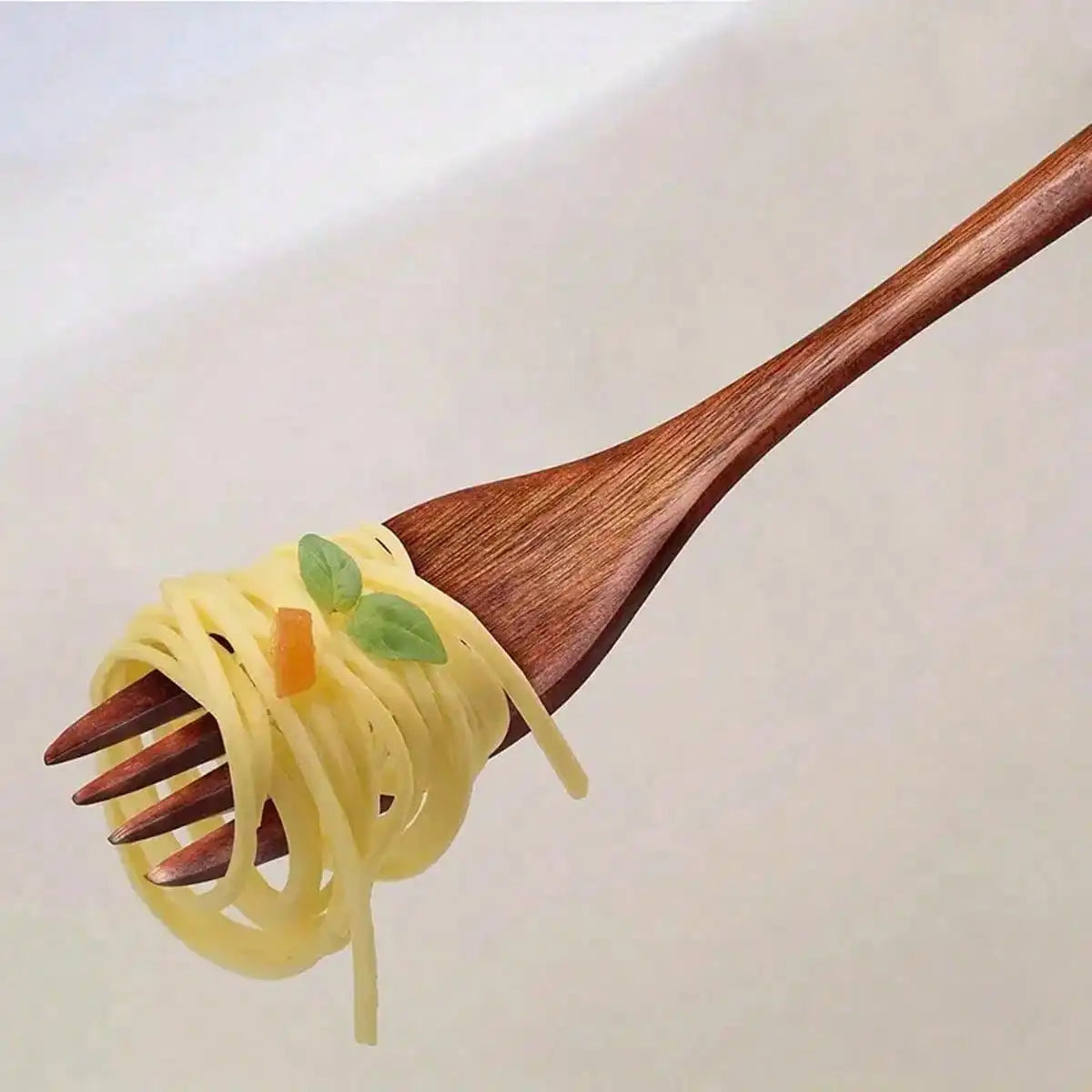 1 wooden spoon, kitchen utensil, suitable for food, desserts, soups, salads, fruits, travel wooden utensils
