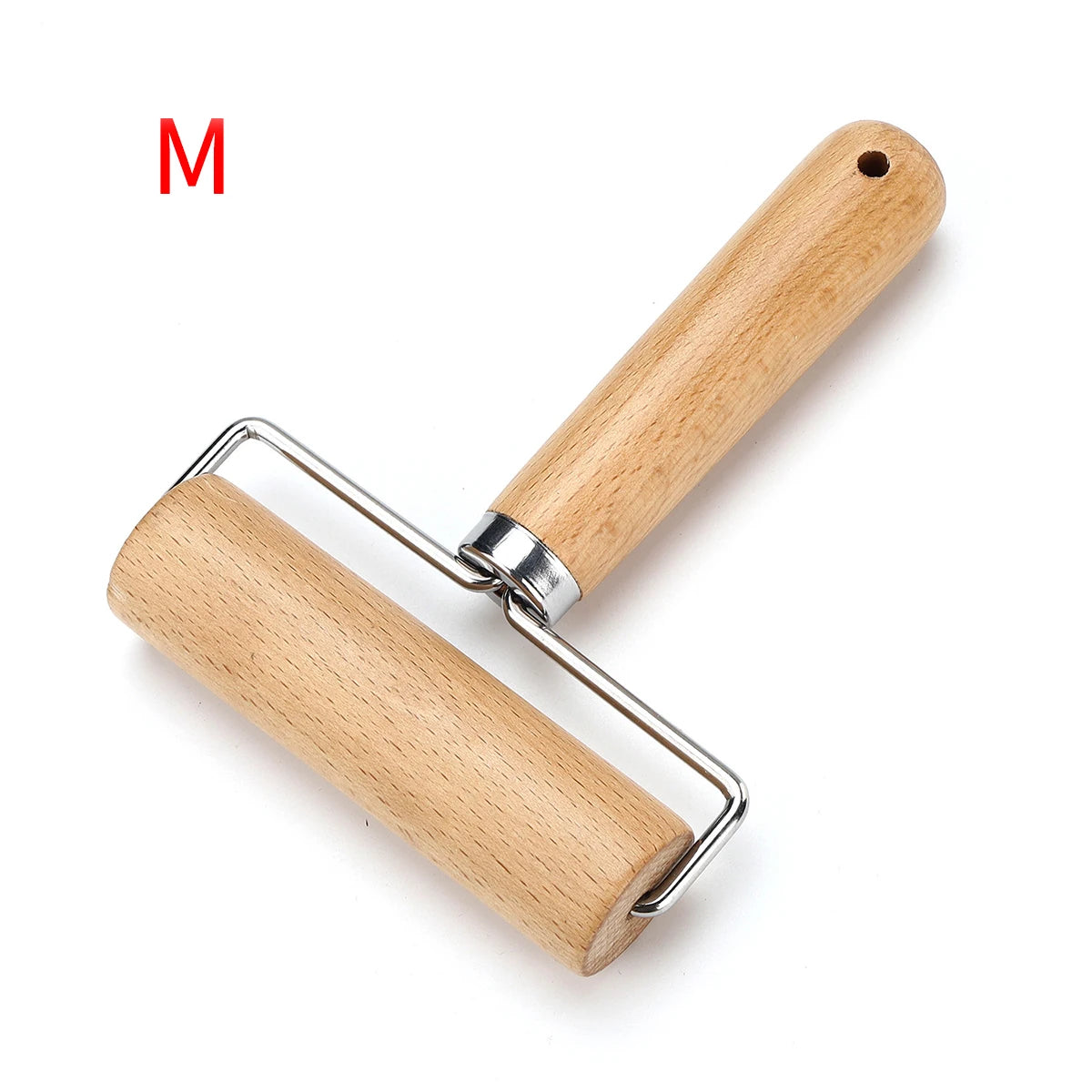 1PC Rolling pin; wooden baking; crushed nuts; pancakes; biscuits; kitchen utensils for baking cakes and pizza