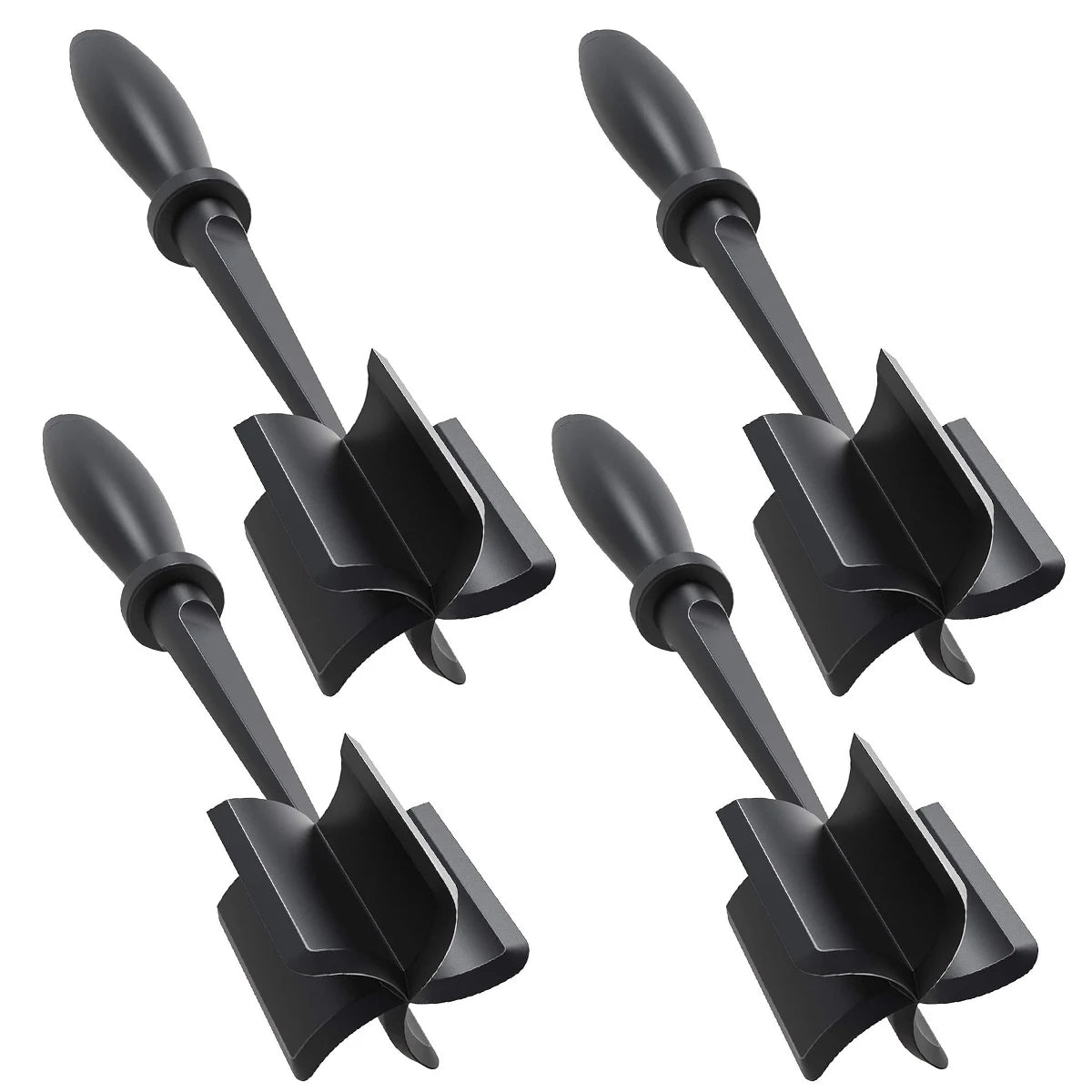 Kitchen Meat Chopper Ground Beef Masher Utensil Heat Resistant Non-Stick Hamburger Choppe Potato Masher Tool Kitchen Gadgets