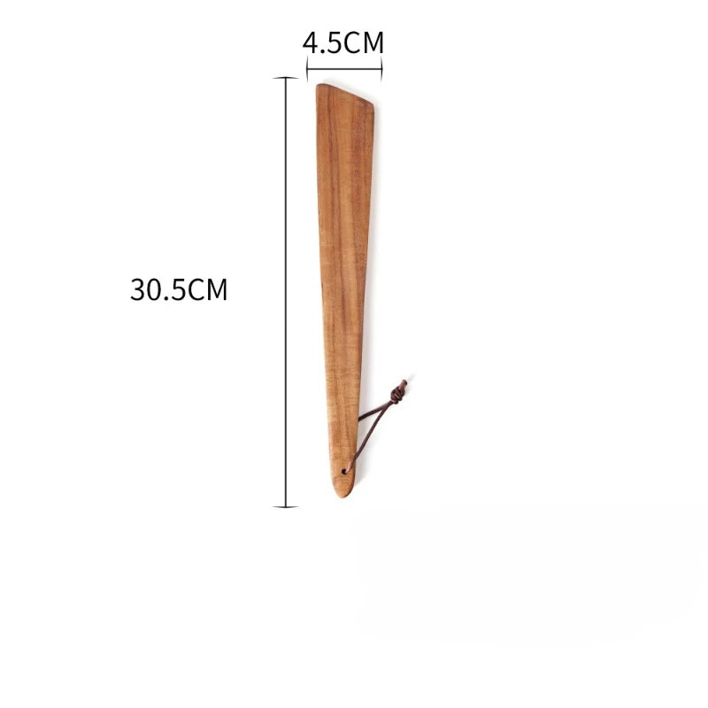 Teak Wood Spatula Small Kitchen Spatula for Cooking Egg Pancake Turner Outdoor Cooking Spatula Utensils Kitchen Tools
