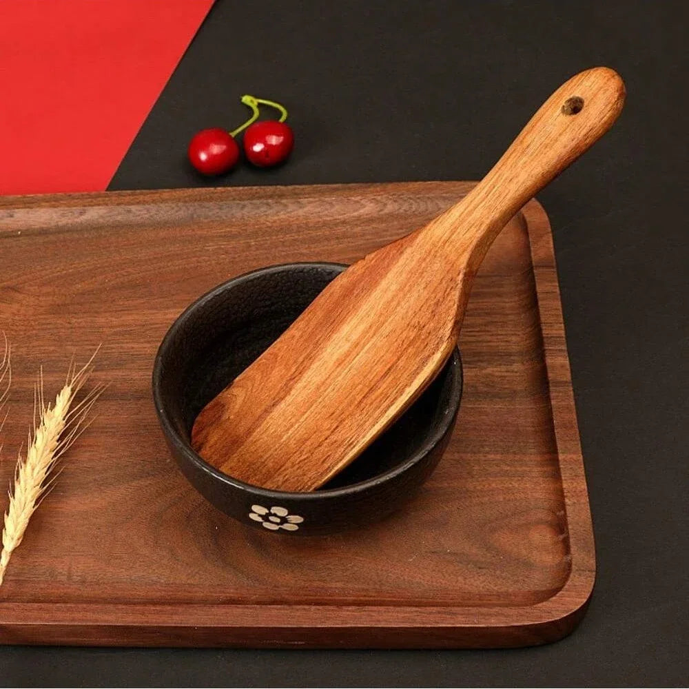 Cooking Shovel 5-piece Pizza Dim Sum Salad Mixing Shovel Wooden Shovel Spoon Set Wooden Utensils Kitchen Tableware Tools