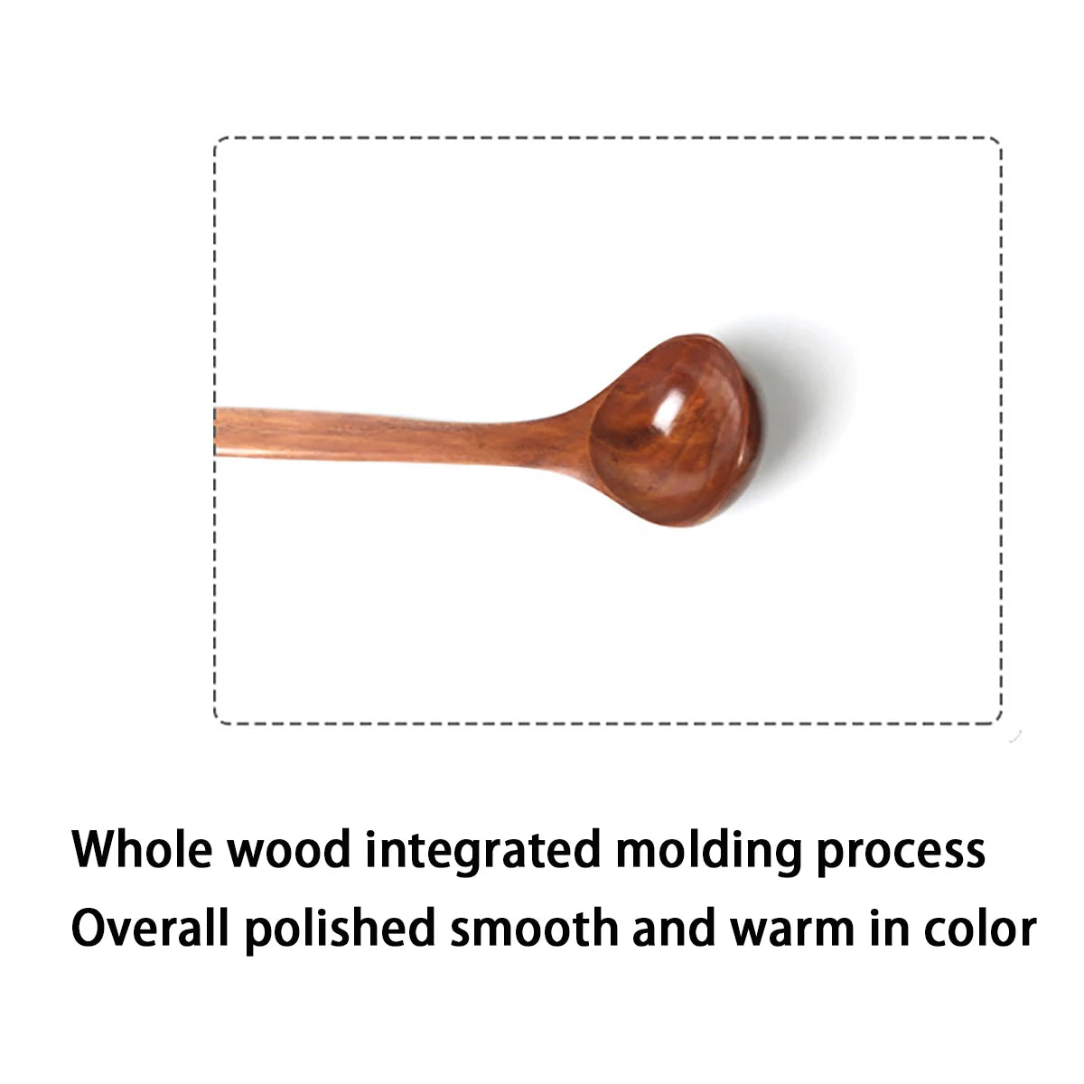 New Komu Wooden Spoon Soup Ladle Kitchen Utensils Tableware Cooking Catering Supplies Non Stick Pot Cutlery Accessories