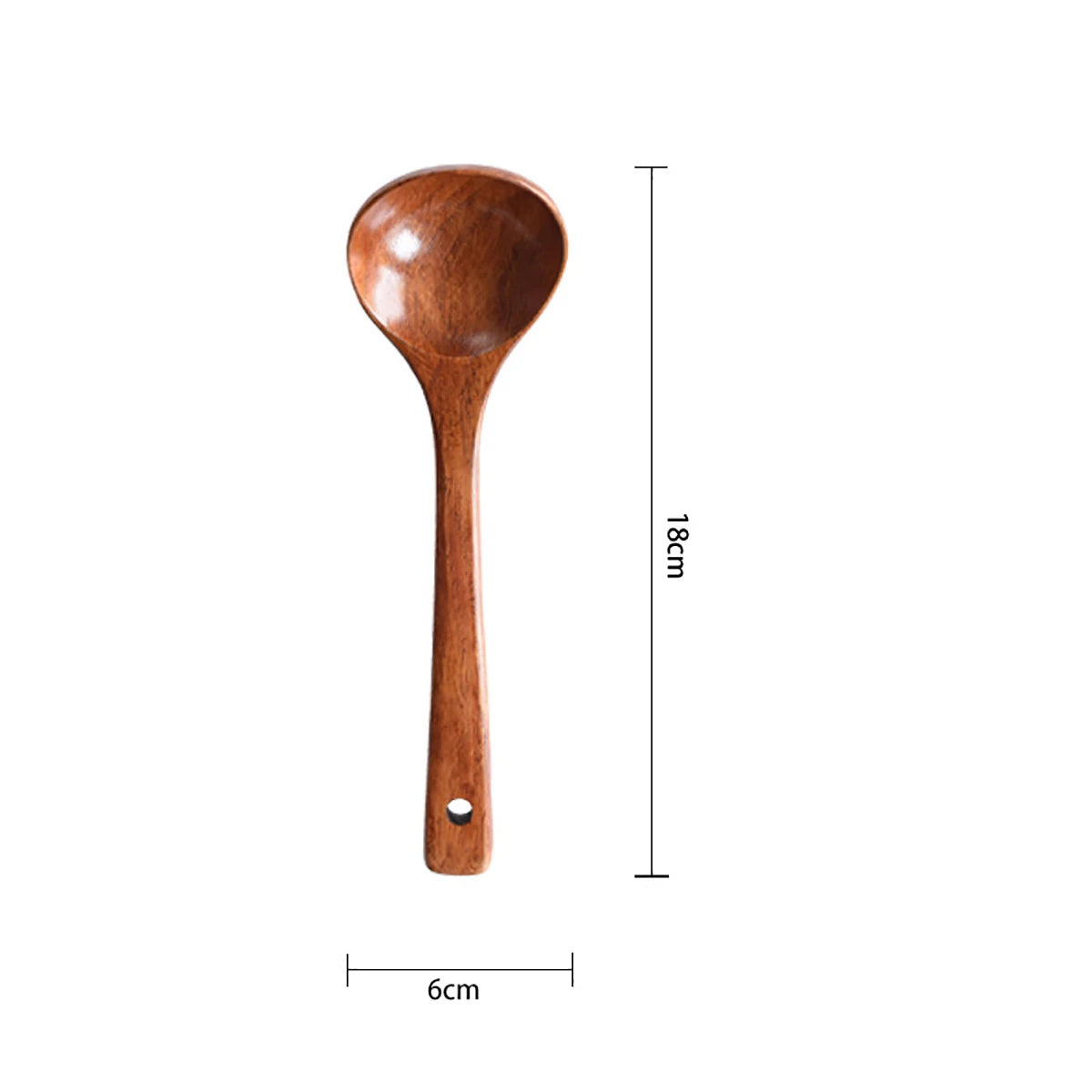New Komu Wooden Spoon Soup Ladle Kitchen Utensils Tableware Cooking Catering Supplies Non Stick Pot Cutlery Accessories