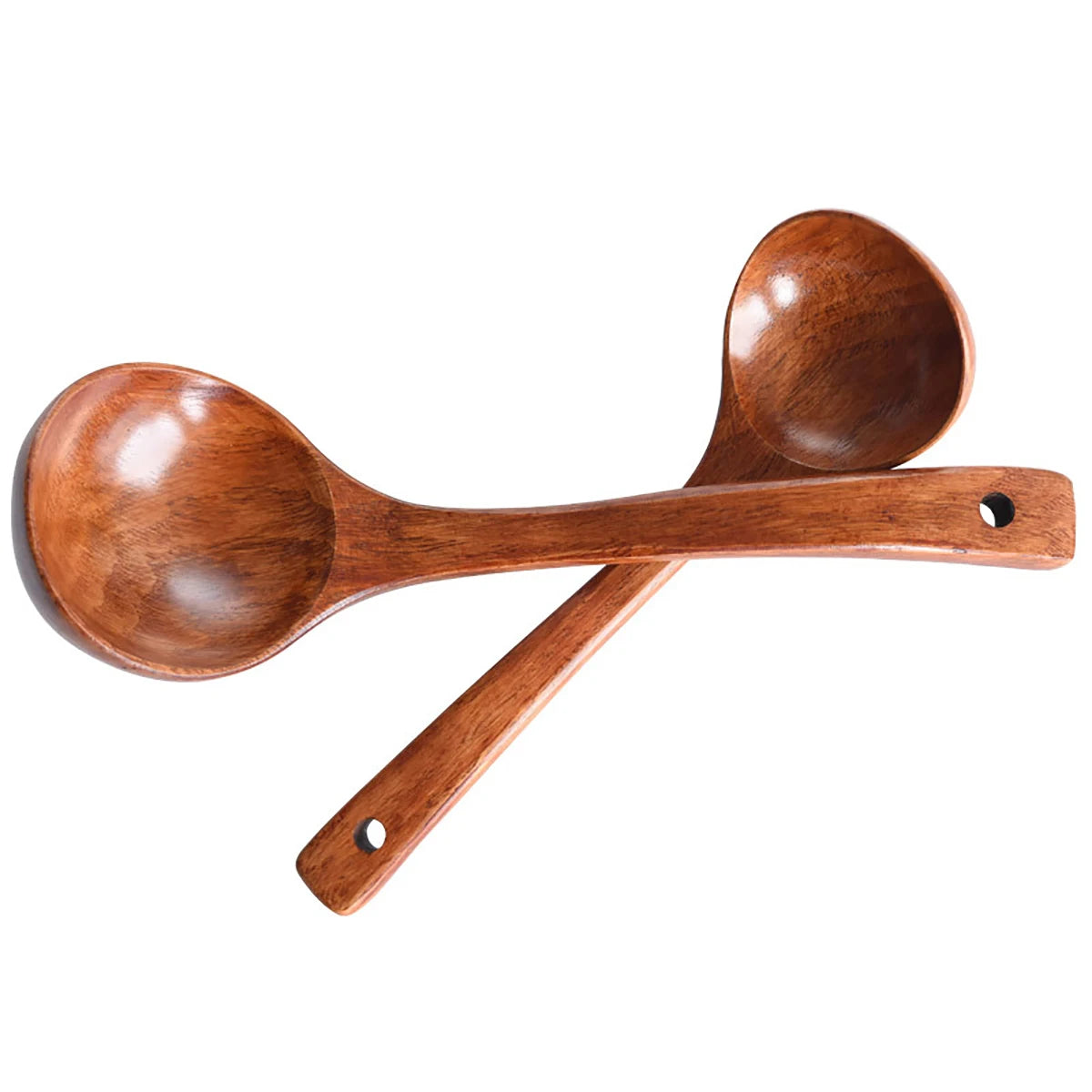 New Komu Wooden Spoon Soup Ladle Kitchen Utensils Tableware Cooking Catering Supplies Non Stick Pot Cutlery Accessories