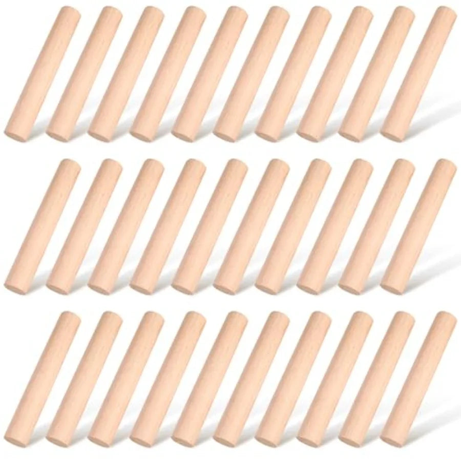 Pieces Small Wooden Rolling Pin Dumpling Dough Roller Wooden Mini Rolling Pins Kitchen Utensil Tool for Fondant Pasta Bread Pas