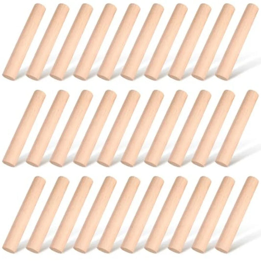 Pieces Small Wooden Rolling Pin Dumpling Dough Roller Wooden Mini Rolling Pins Kitchen Utensil Tool for Fondant Pasta Bread Pas