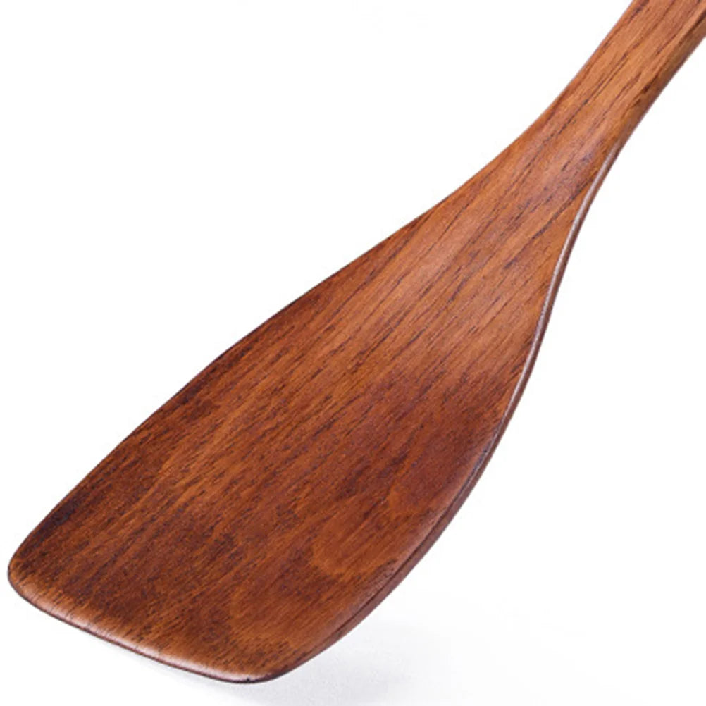 1pc Long Handle Spatula For Cooking Utensil Wood Spatula Turner Kitchen Cooking Utensil Wooden Tool Baking Pastry Spoon Shovel