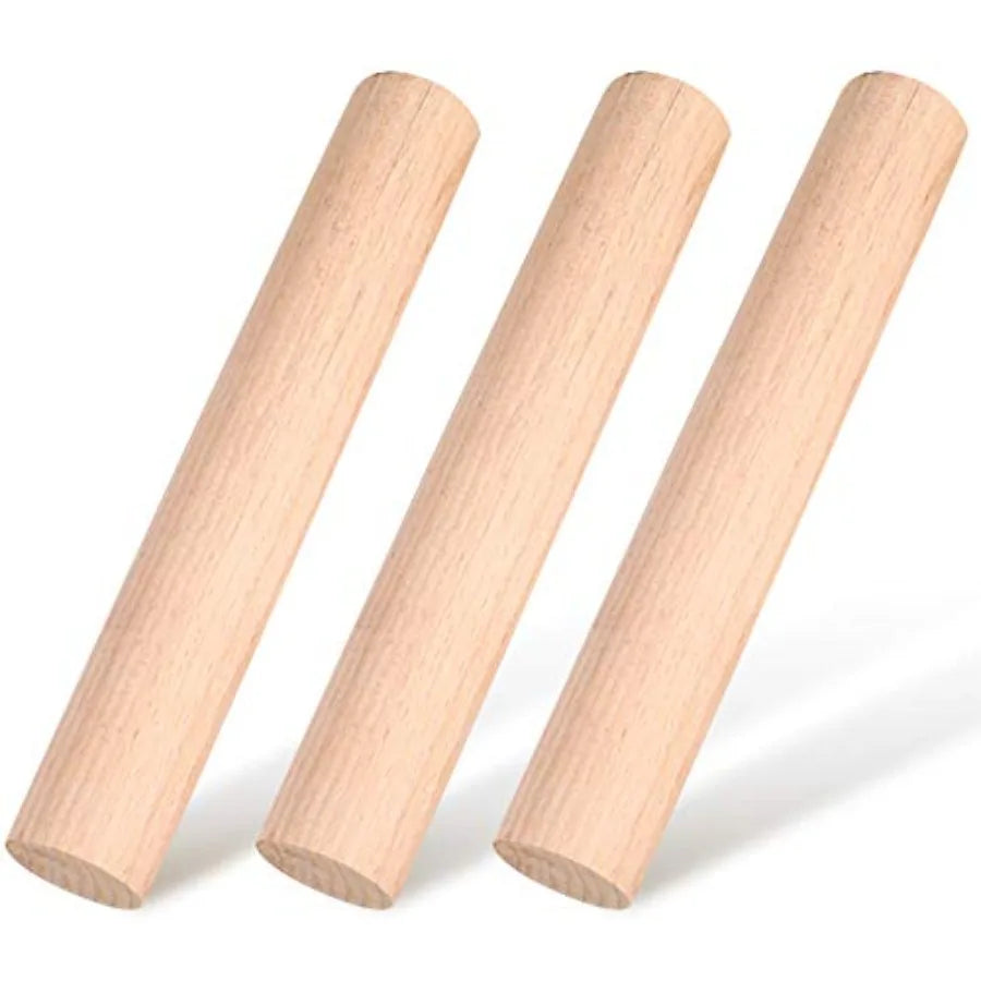 3 Pieces Small Wooden Rolling Pin, Dumpling Dough Roller Wooden Mini Rolling Pins Kitchen Utensil Tool for Fondant, Pasta, Brea